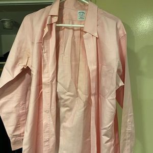 Brooks brothers solid pink button down slightly used